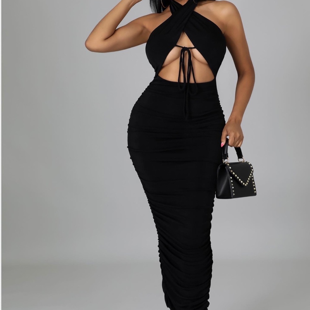 Open back, occasion dress
